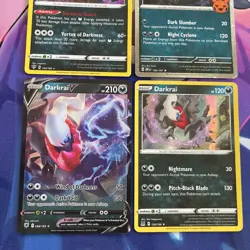 Pokemon Card | English Darkrai Mixed Rarity X4 Card Bundle - Image 3