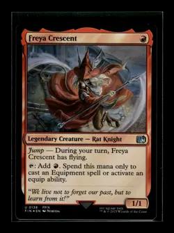 FREYA CRESCENT Final Fantasy FOIL #138 FIN(NM+)(MTG) - Image 1