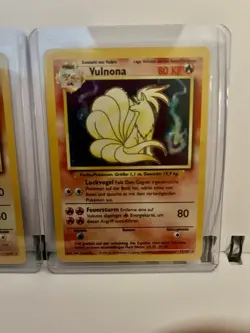 Pokemon TCG Base Set Holo German 2-Card Lot Nockchan Vulnona 1999 - Image 2