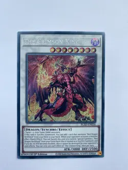 BLZD-EN036 The Crimson King : Secret Rare Card : 1st Edition : YuGiOh TCG - Image 1