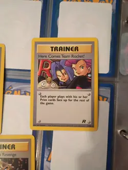 Pokemon Base Set Team Rocket Trainer Cards And Energy Card Set 11 Cards Total - Image 1
