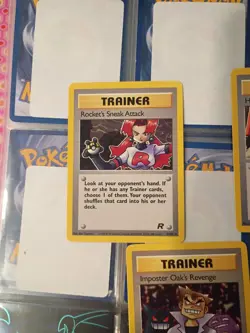 Pokemon Base Set Team Rocket Trainer Cards And Energy Card Set 11 Cards Total - Image 2