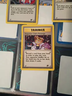 Pokemon Base Set Team Rocket Trainer Cards And Energy Card Set 11 Cards Total - Image 3