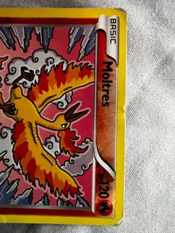 Pokemon card: Moltres, 9/124, Fates Collide, Reverse Holo, (HP/D) - Image 5