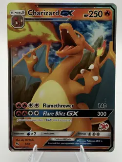 Charizard GX 009/068 Battle Academy Stamped Promo Holo Pokemon Card NM - Image 2