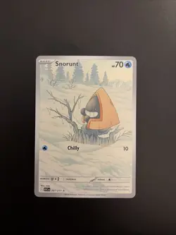 Snorunt 227/217 Illustration Rare Pokemon Card Ascended Hero’s NM - Image 1