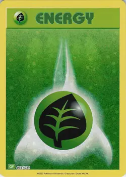 Basic Grass Energy Holo Classic Collection Trading Card Game Classic 033/034 NM - Image 1