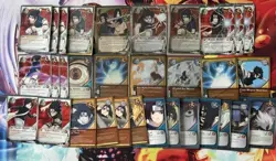 Naruto CCG TCG Sasuke Uchiha Ninja Mission Jutsu Mixed Assorted Lot - 32 Cards - Image 1