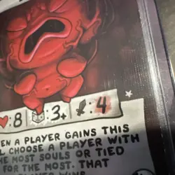 Maestro Media Binding of Isaac Four Souls It Lives! Monster Card Promo Holo - Image 3