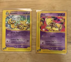 Pokemon Kadabra 84/165 & Abra 93/165 TCG Expedition Card Set Of 4 - Image 1