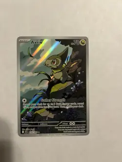 Pokemon TCG Axew 145/086 Illustration Rare NM Black Bolt SV New Near Mint Card - Image 1