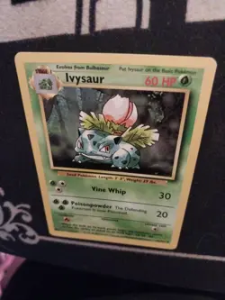 Pokemon TCG Ivysaur Base Set 030/102 Uncommon 60 HP Card NM - Image 2