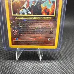 Entei #34 Black Star Movie Promo Reverse Holo Card WOTC LP double swirl - Image 2