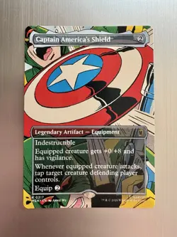 Captain America’s Shield - 317 - MTG: Marvel Super Heroes - Borderless - Image 1