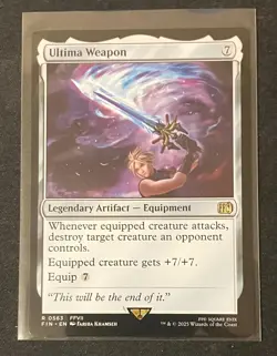 Ultima Weapon 563 Rare FINAL FANTASY Magic: The Gathering Near Mint - Image 1