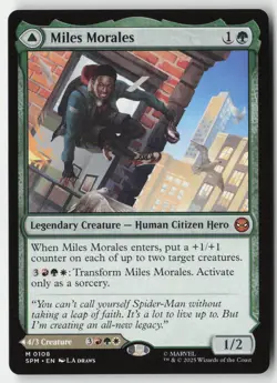 MTG - Miles Morales M Marvel's Spider-Man 108 LP-NM - Image 1
