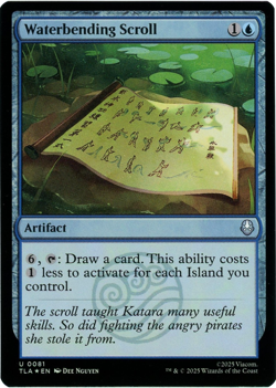 Waterbending Scroll (Foil) - 0081 - Avatar: The Last Airbender TLA - MTG - NM/M - Image 1
