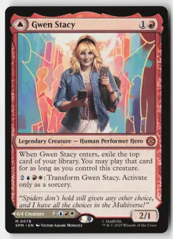 MTG - Gwen Stacy M Marvel's Spider-Man 78 LP-NM - Image 1