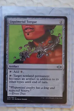 Liquimetal Torque, Modern Horizons 2, Regular, Magic the Gathering, MTG **NEW** - Image 2