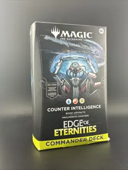 Magic The Gathering Edge of Eternities Commander Deck - Counter Intelligence NEW - Image 1