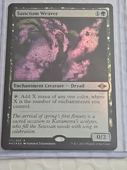 Sanctum Weaver, Modern Horizons 2, Foil, Magic the Gathering, MTG **NEW** - Image 1
