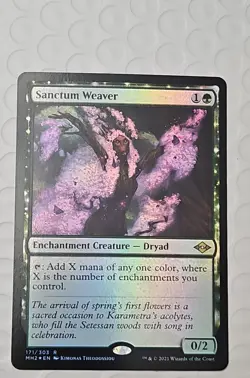 Sanctum Weaver, Modern Horizons 2, Foil, Magic the Gathering, MTG **NEW** - Image 2