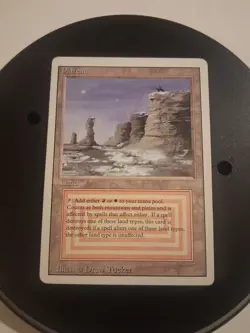 MTG Plateau Revised LP English Rare 100% Authentic - Image 1