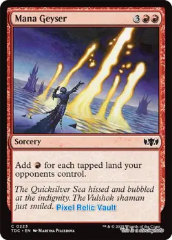 MTG - TDC - 223 - NM - Mana Geyser - Magic - Image 1