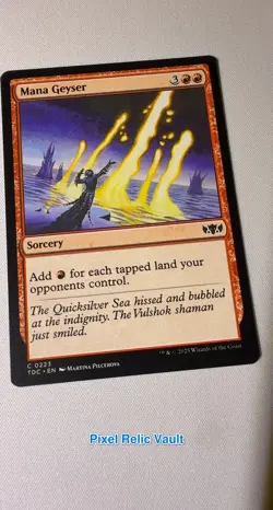 MTG - TDC - 223 - NM - Mana Geyser - Magic - Image 2