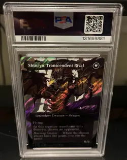 2025 MTG FINAL FANTASY #0529 SHINRYU, TRANSCENDENT RIVAL/ZENOS YAE GALVUS PSA 10 - Image 2