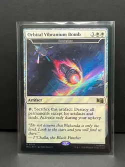Orbital Vibranium Bomb - Scourglass (Surge Foil) 276 Marvel Super Heroes MtG NM - Image 1