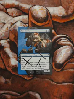 Magic the Gathering Pestermite #3 Hand Painted Unique Custom MTG Altered Art - Image 1