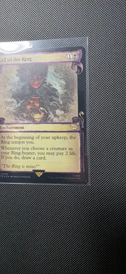 MTG Call of the Ring #530 (Showcase Scrolls) the Lord of the Rings Foil - Image 3