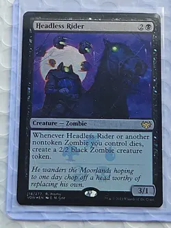 MTG Headless Rider,*Foil* Magic the Gathering, MTG **NEW** - Image 1