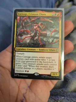 MTG, Carnage, Crimson Chaos 125 NM Marvel's Spider-Man Regular SPM Non-Foil - Image 1