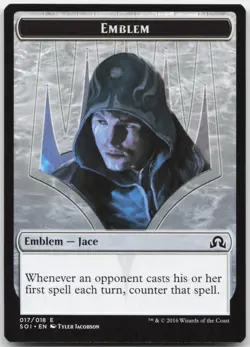 Emblem - Jace, Unraveler of Secrets - Shadows over Innistrad - MTG - Image 1