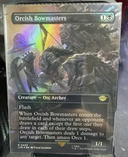 FOIL NM Orcish Bowmasters Borderless Alternate Art The Lord of the Rings 433🔥🔥 - Image 1