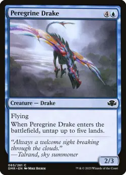 1x Peregrine Drake - Foil NM Eng MTG - Dominaria Remastered - Image 1
