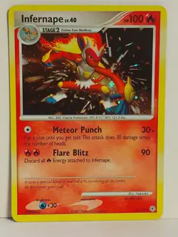 Infernape 5/130 Holo Rare Pokemon TCG Diamond and Pearl Pokemon Card - Image 1