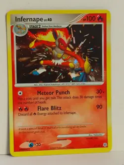 Infernape 5/130 Holo Rare Pokemon TCG Diamond and Pearl Pokemon Card - Image 5