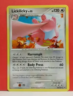 Lickilicky 33/127 Regular Rare Platinum Pokemon Card Nintendo 2008 - Image 1