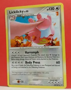Lickilicky 33/127 Regular Rare Platinum Pokemon Card Nintendo 2008 - Image 3