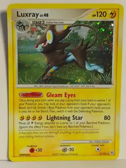 Luxray 7/130 - Diamond and Pearl Holo Rare Pokemon Card 2007 - Image 1