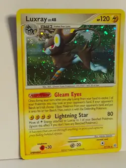 Luxray 7/130 - Diamond and Pearl Holo Rare Pokemon Card 2007 - Image 5
