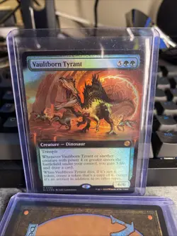 Vaultborn Tyrant (Extended Art) Outlaws of Thunder Junction: the Big Score Foil - Image 1