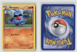Nosepass #62/124 Dragons Exalted Common Pokemon TCG LP - Image 3