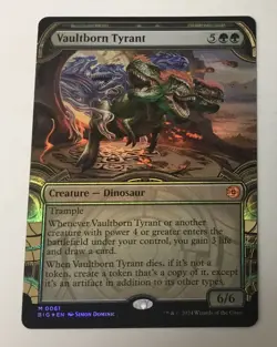 Vaultborn Tyrant (Showcase) (Raised Foil) Outlaws of Thunder Junction: the... - Image 1