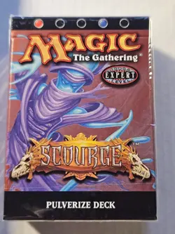 MTG Scourge Theme Deck Pulverize English Magic the Gathering Sealed - Image 1