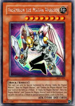 Valkyrion the Magna Warrior SDD-001 Yu-Gi-Oh Limited LP - Image 1