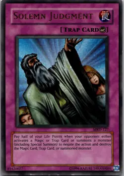 yugioh Solemn Judgment MRD-127 Unlimited Edition Ultra Rare - Image 1
